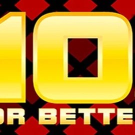 10s or Better slot logo by 1x2gaming at Robocat Casino
