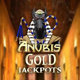 Official Jackpots logo: Anubis Gold Jackpots by Inspired Gaming at Robocat Casino
