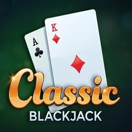 Classic Blackjack slot visual from Red Tiger Gaming available on robocats.gr.com