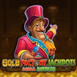 Play Gold Factory Jackpots Mega Moolah slot by Aurum Signature Studios on robocats.gr.com