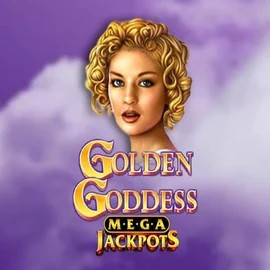 Jackpots logo of Golden Goddess Megajackpots from IGT at Robocat Casino
