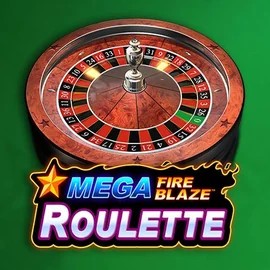 Mega Fire Blaze Roulette casino game by Playtech – featured logo at Robocat Casino