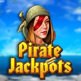 Pirate Jackpots logo by Belatra Games Robocat Casino