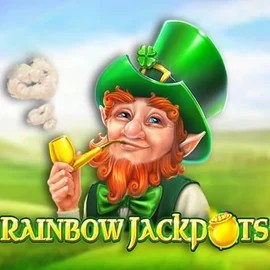 Rainbow Jackpots logo by Red Tiger Gaming Robocat Casino