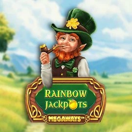 Rainbow Jackpots Megaways slot icon by Red Tiger Gaming, available at Robocat Casino